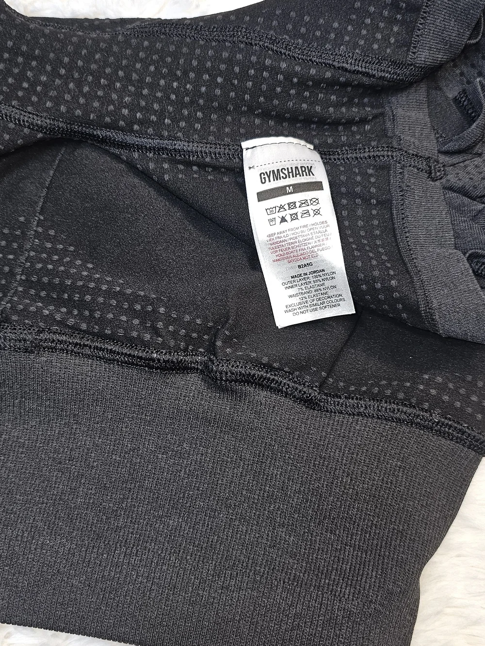 Gymshark Energy+ Seamless 2-in-1 Shorts - Black Marl - Size Medium - Picture 11 of 11
